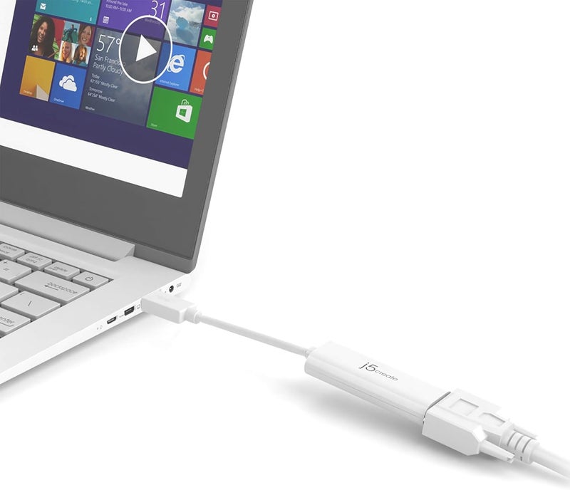 J5 Create USB to VGA Adapter Cable- Multi-Monitor Desktop Display USB Video Card Converter | 1080p HD Playback | Compatible with Windows and Mac - White (JUA214) - Image 4